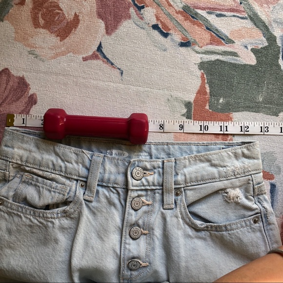 Old Navy girl jeans boyfriend style cut out hem - Picture 9 of 15